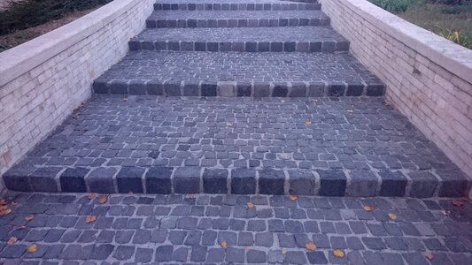 Stone stair architecture photo