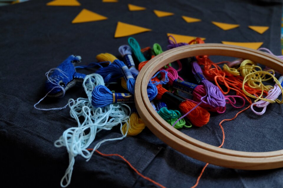 Thread tambour handmade