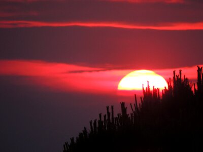 Sunset trieste italy photo