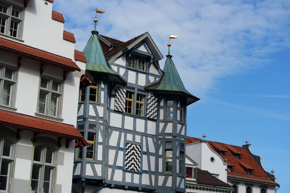 Historic house truss architecture