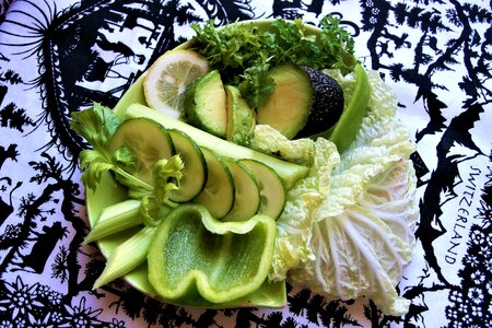 Fresh vitamins an avocado