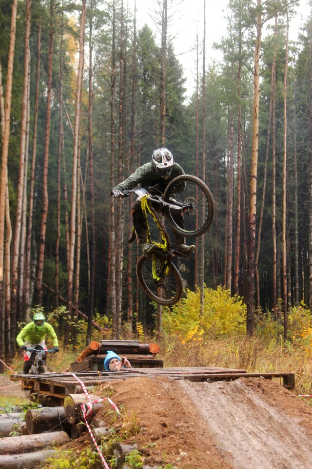 Jump mountain bike extreme
