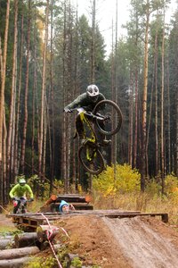 Jump mountain bike extreme