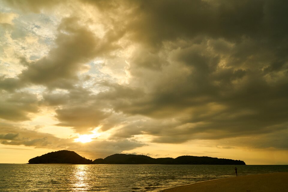 Clouds marine sky