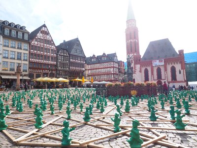 Old nikolai church frankfurt am main germany landmark