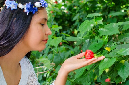 Nature girl flower photo