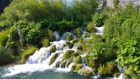 Nature plitvice waterfall