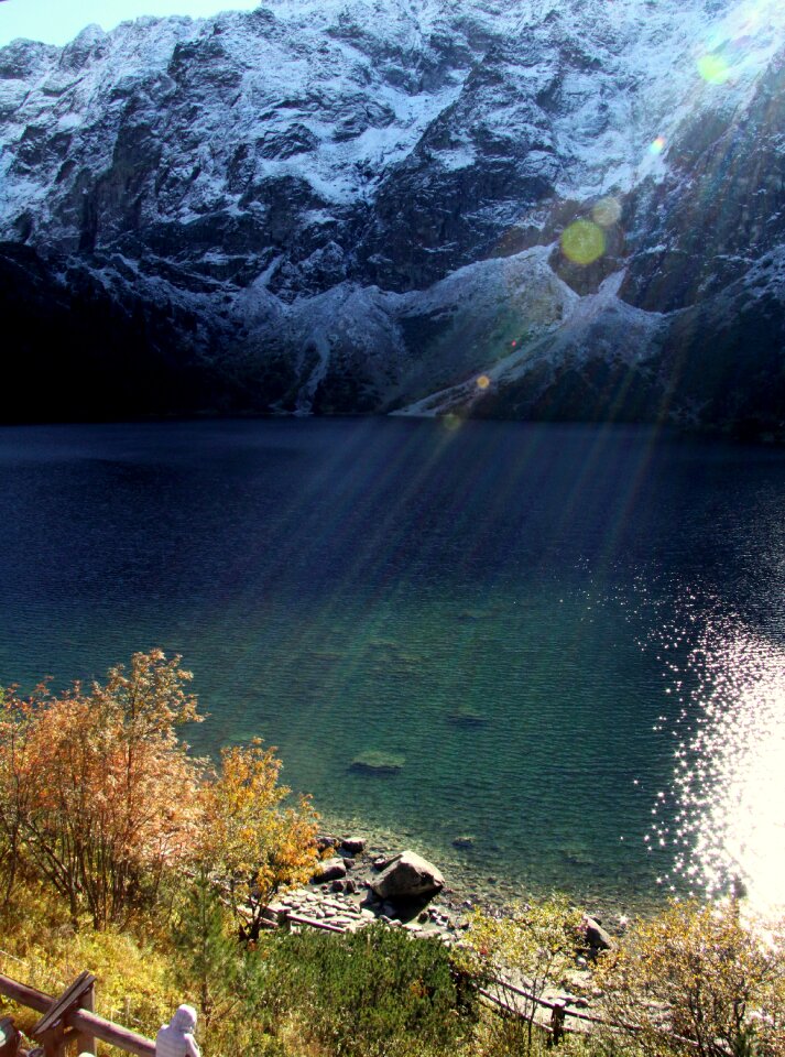 View amazing the beauty of the mountains