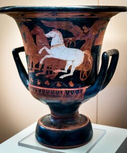Clay ancient greece vessel
