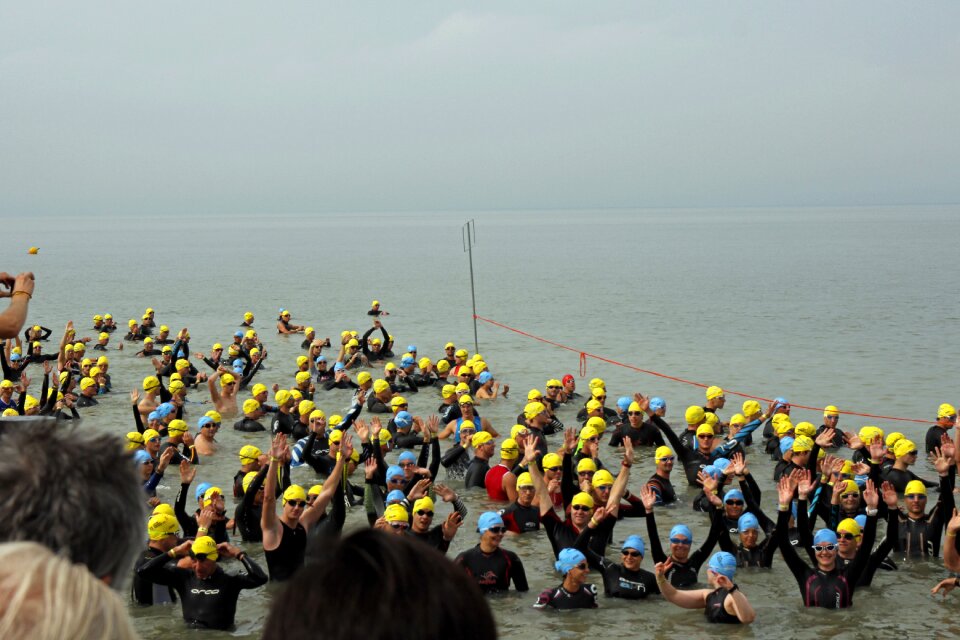Water swimmer people