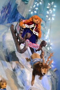 Doll frozen teddy bear