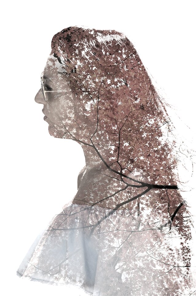 Young woman artistic pretty