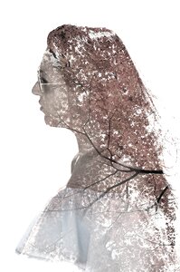 Young woman artistic pretty