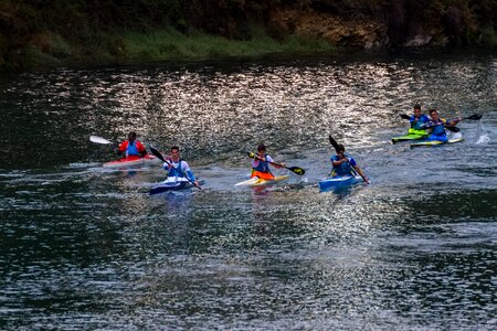 Row horizontal adults
