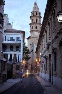 Streetlights spain lonely man