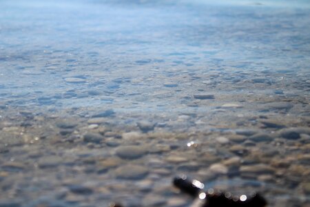 Transparency blue stones
