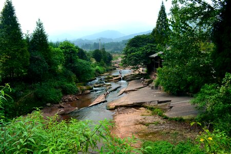 Ya'an on the inside the ancient town bifengxia