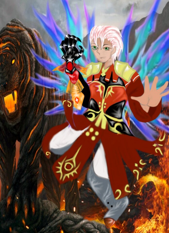 Anime prince cartoon character