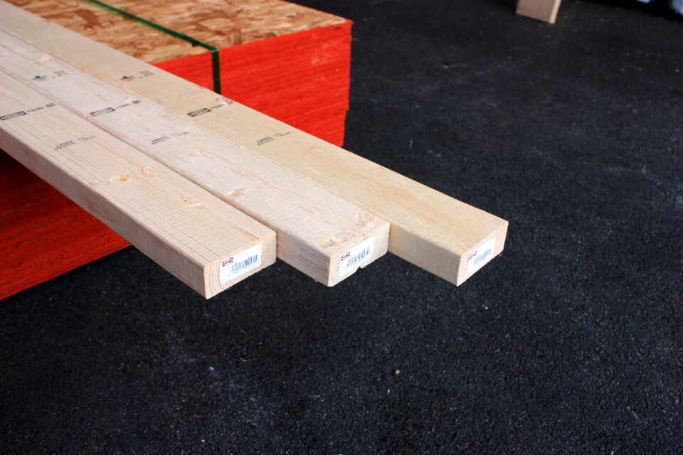 Wood spruce structure items
