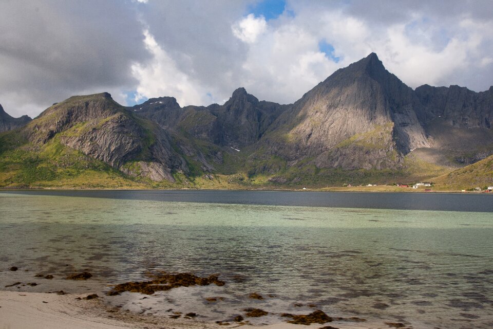 Sea landscape beach