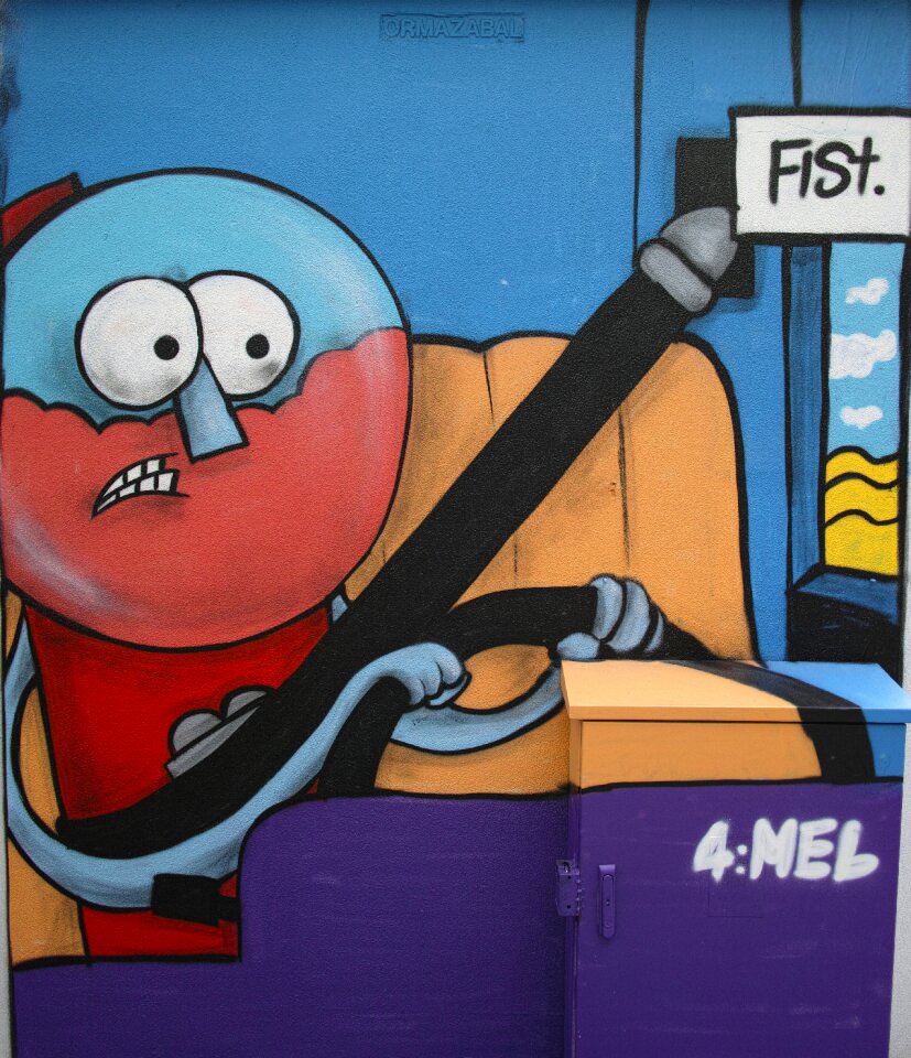 Graffiti painted pictures