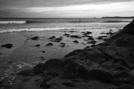 Beach saint malo brittany photo