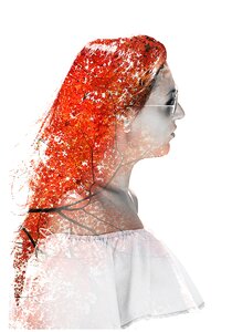 Graphic design female beauty