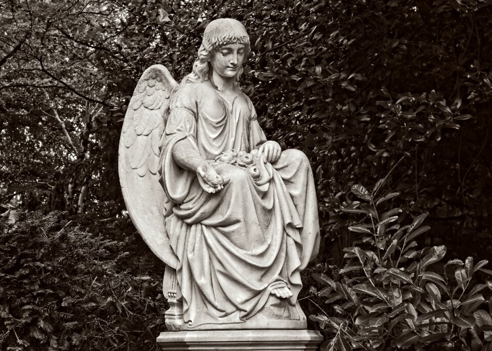 Monument religion brown angel