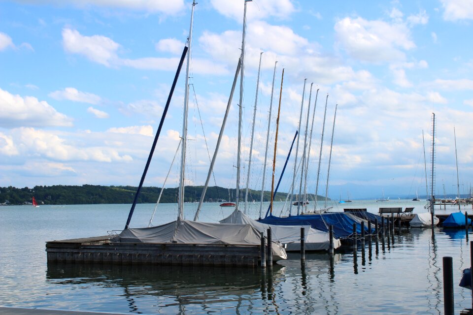 Water port landscape