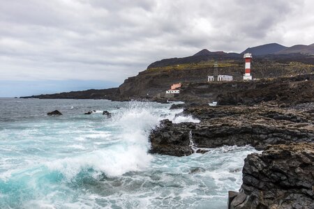 Canary islands salinas old lighthouse photo