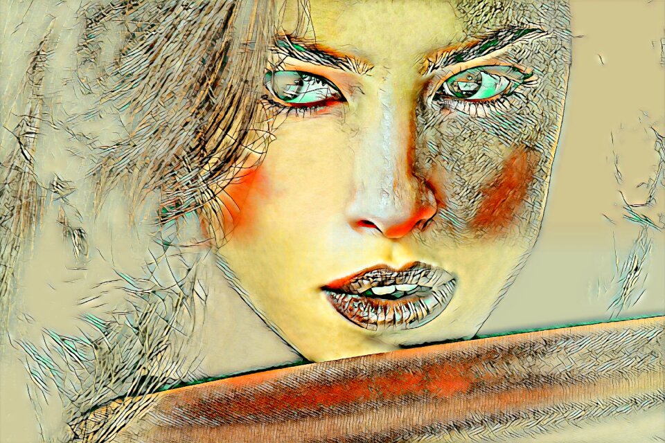 Face woman girl
