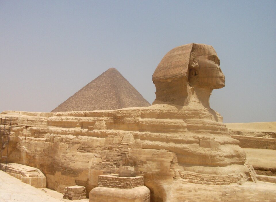 Giza ancient egypt sahara