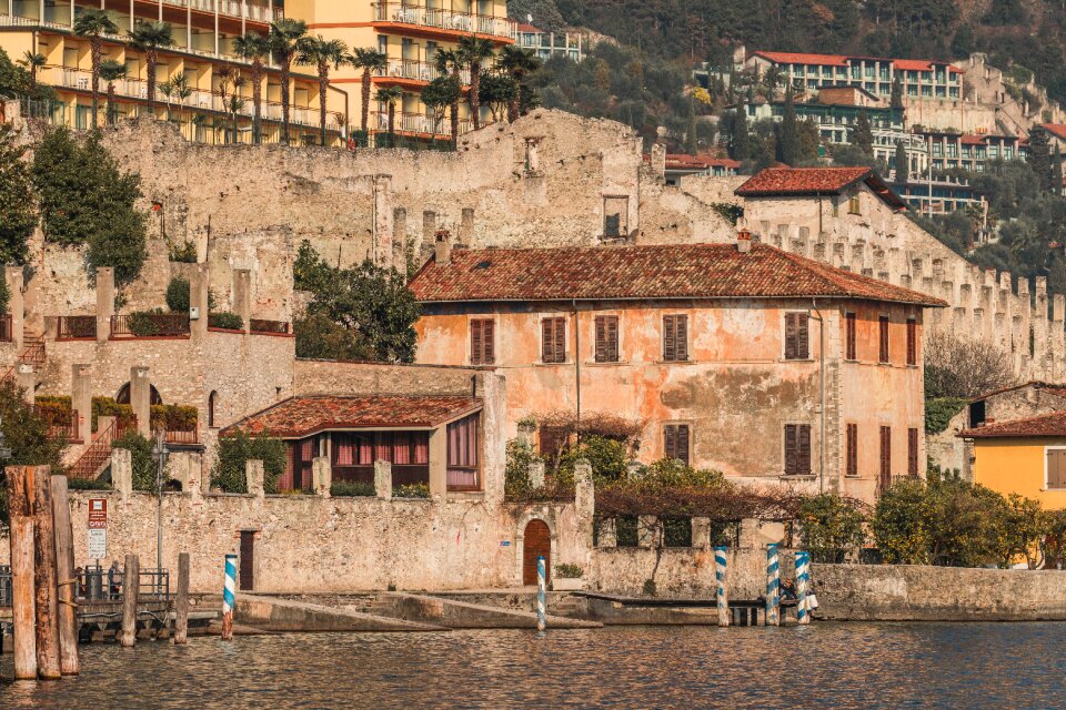 Buildings limone italy