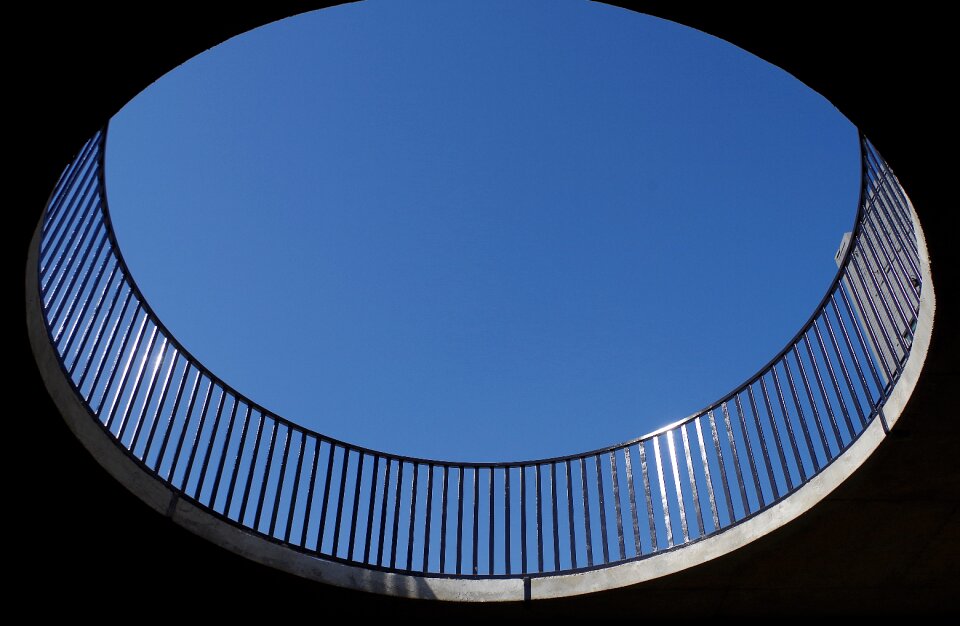 Abstract round shape modern art