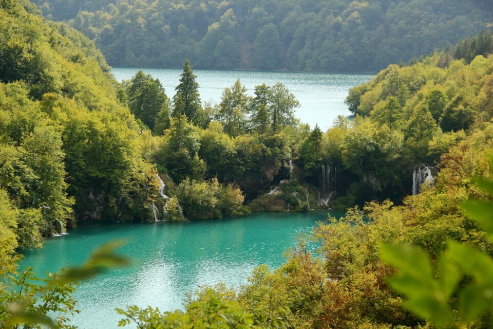 National park waterfall plitvice
