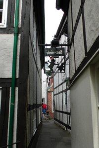 Narrow lane narrow historic center