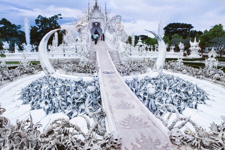 Building white chiang mai