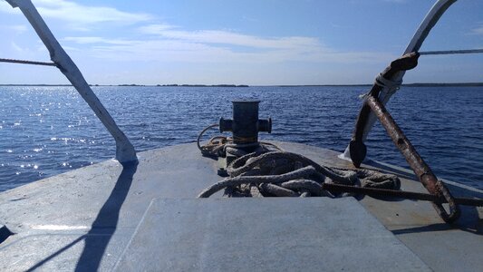 Sea boat ocean