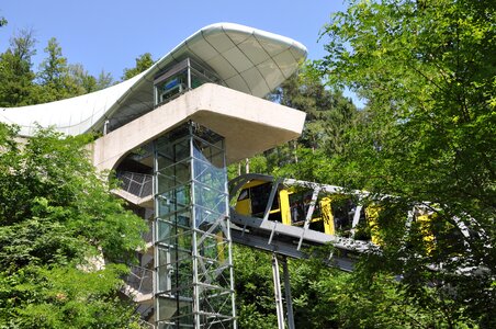 Alpine zoo funicular railway cable car photo