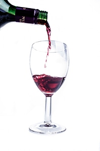 Splashing splash wineglass photo