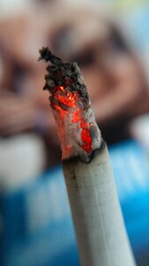 Addiction fire smoking photo