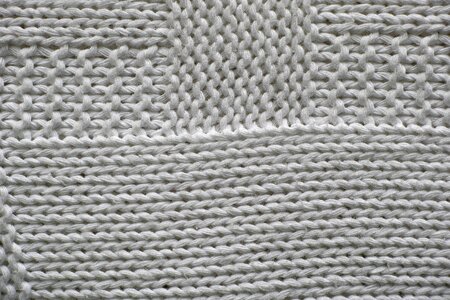 White yarn weaving