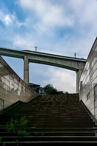 Guiyang overpass high-speed rail tracks