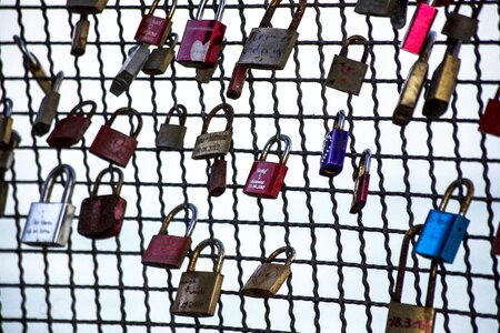 Castles padlocks love symbol photo