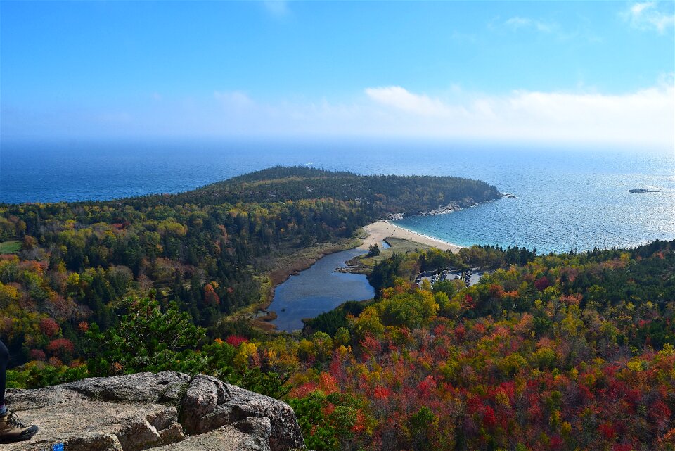 Landscape coast sky
