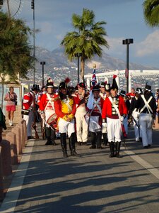Marching historic uniform