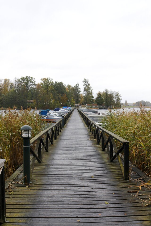 Wooden bridge boards bridge photo