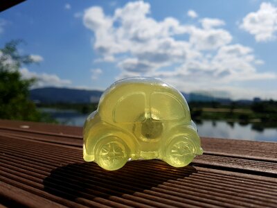 Car lemon natural soap