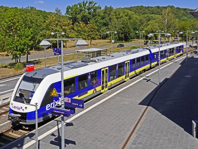 Train station vienenburg home platform connection
