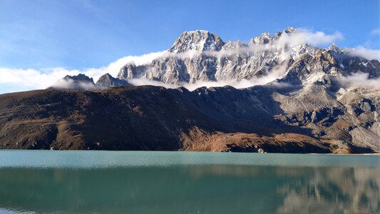 Mountain lake nepal